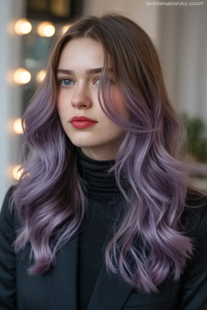15. Light Purple Unicorn Hair