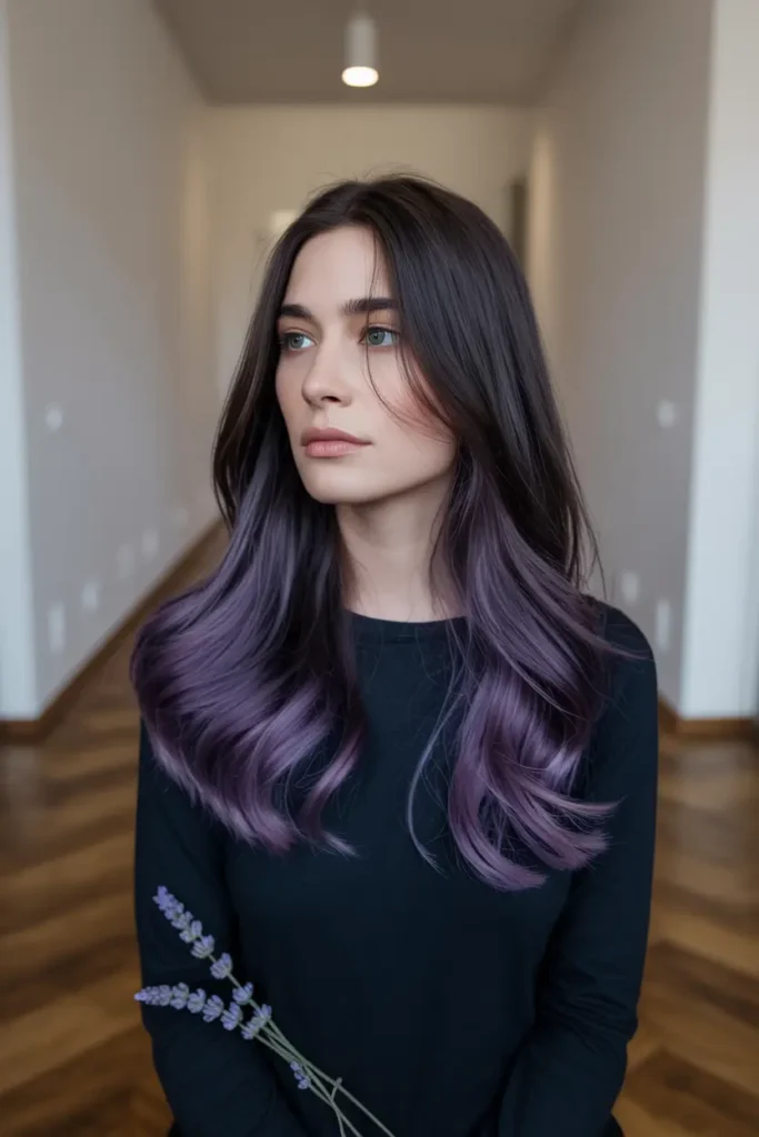 15. Purple Ombre Highlights