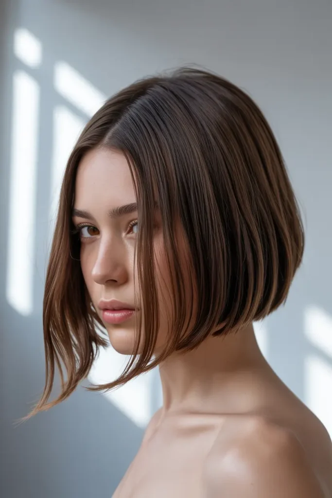 30 Feathered Bob Hairstyles That Are Totally Trending 16 16. Feathered Bob with Tapered Back