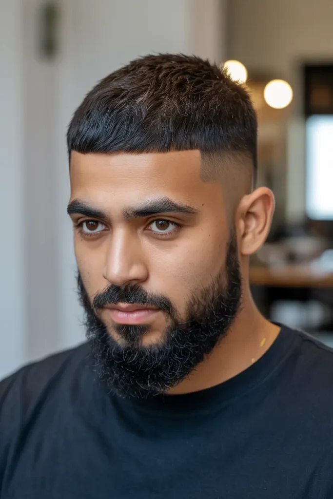 16. Flat Top Crop with Verdi Beard