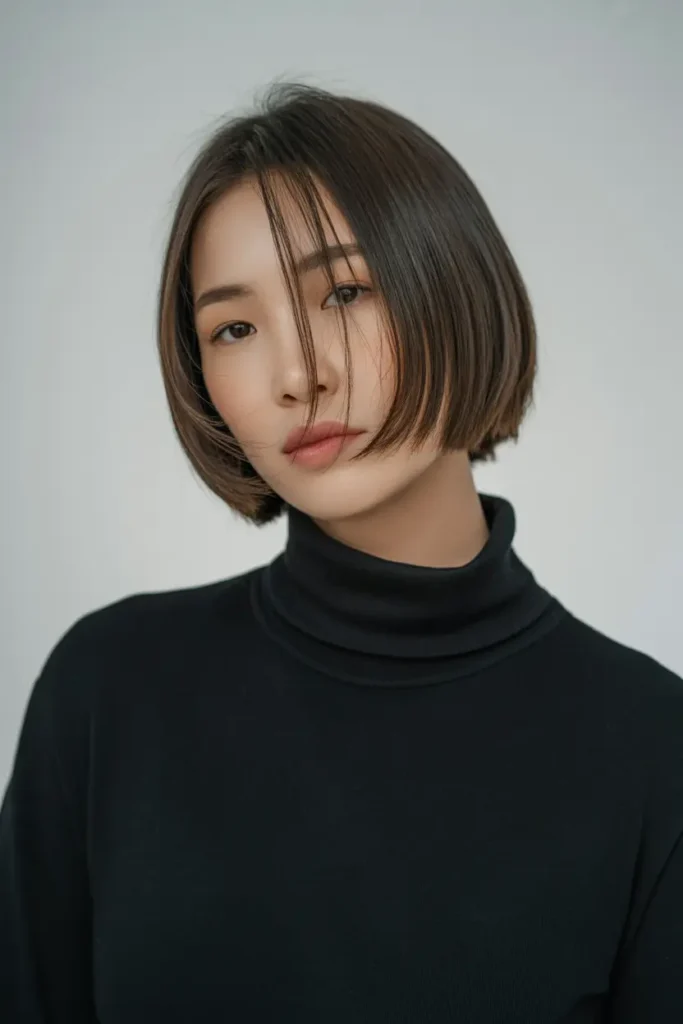 16. Korean Slimline Bob Cut