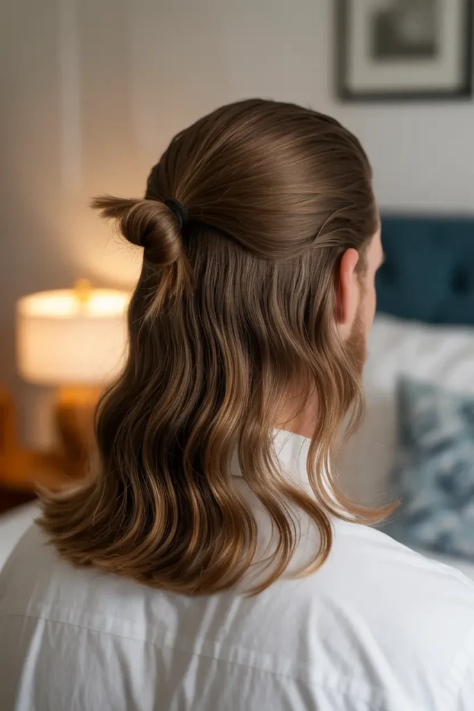 16. Long Hair Half Up