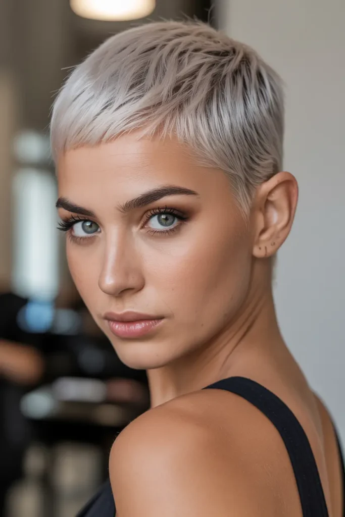20 Pixie Cuts for All Face Shapes, Find Your Style 16 16. Micro Pixie Crop