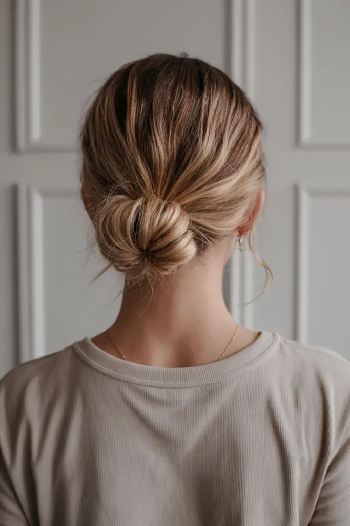 16. Simple Rope Twist Updo