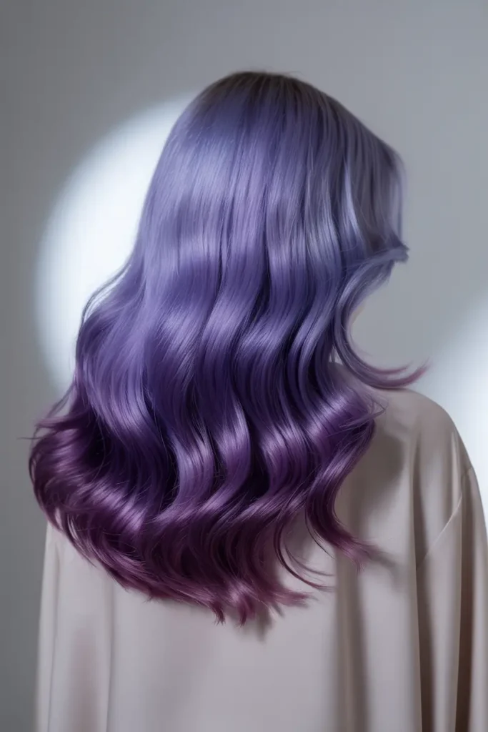 16. Vibrant Purple Ombre Gradient