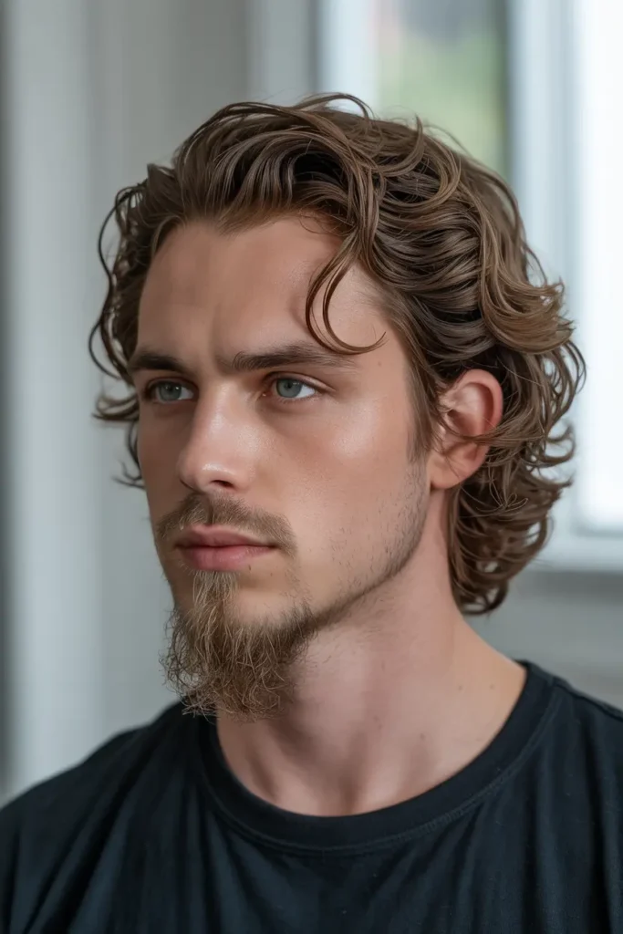16. Wavy Top with Extended Goatee