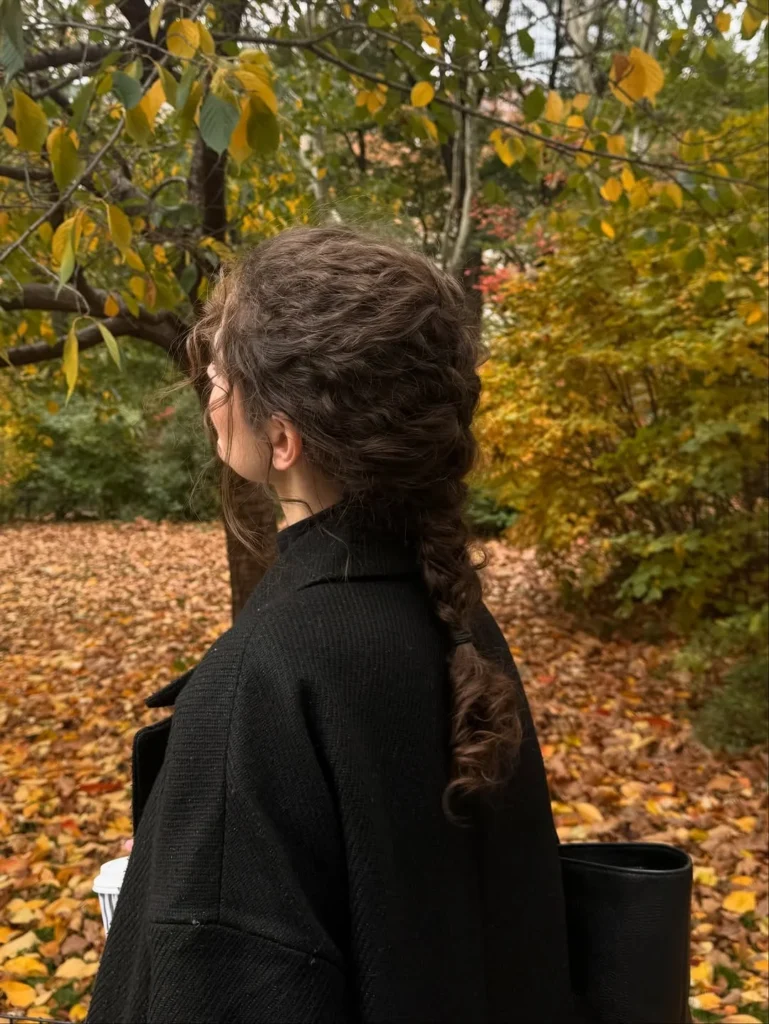 Curly Messy Braid