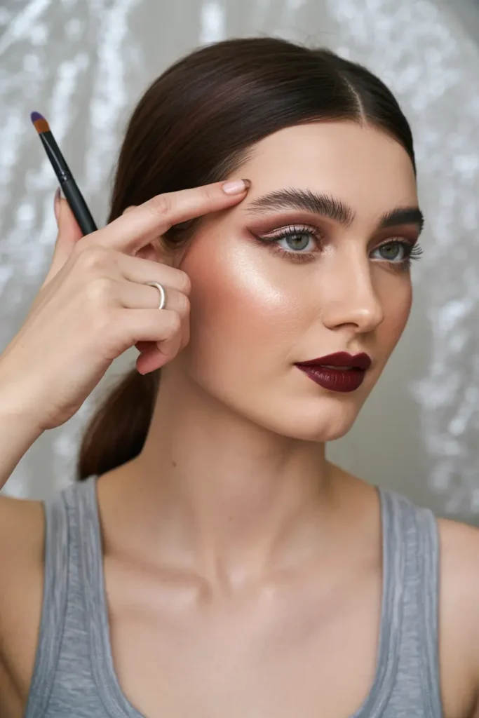 30 Easy Hairstyle Style Hacks for Every Hair Type 17 17. Use Eyeshadow to Fill in a Sparse Hairline
