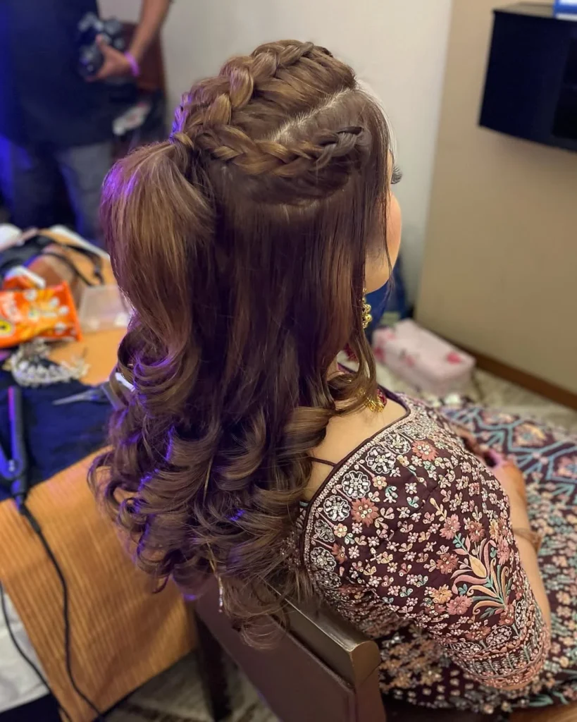 Textured Half-Up Braid
