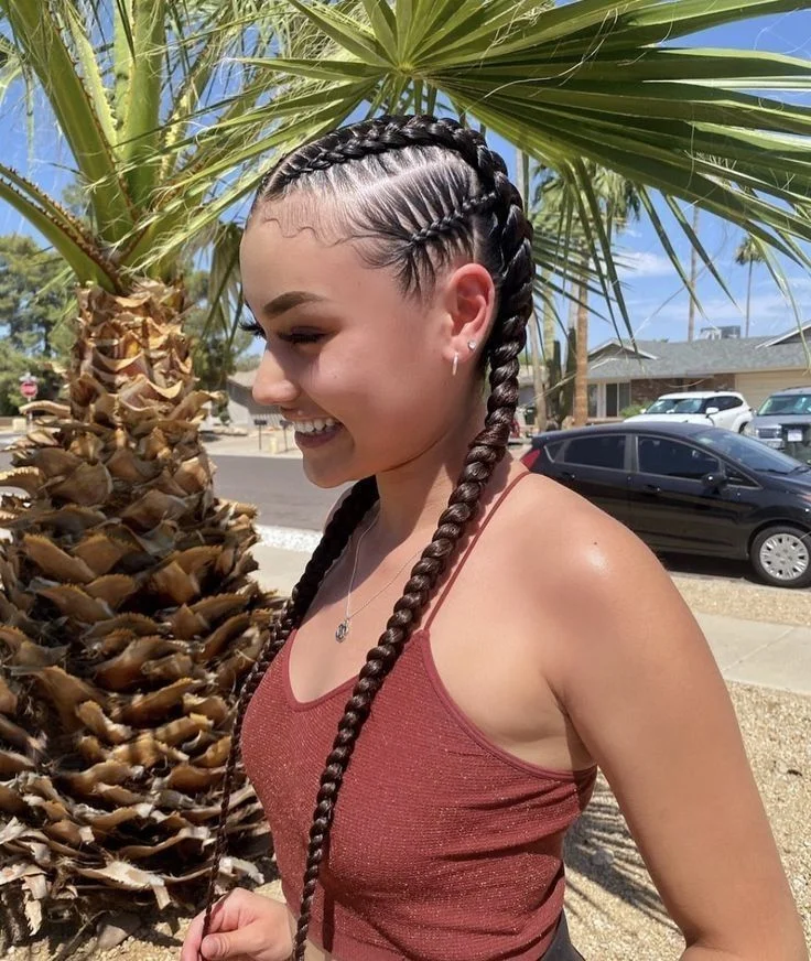 Single Thick Cornrow