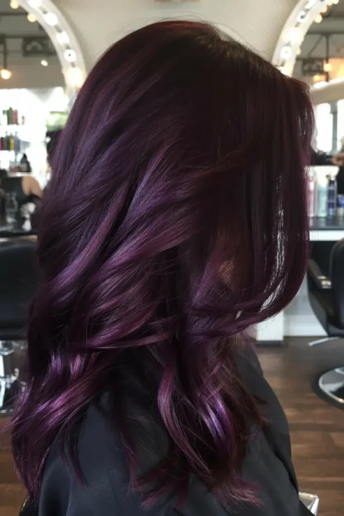 18. Black with Violet Undertones