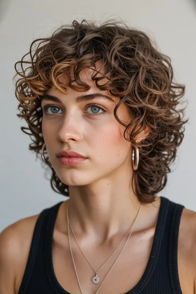 30 Best Curly Haircuts for Every Style and Length 18 18. Curly Mullet Cut