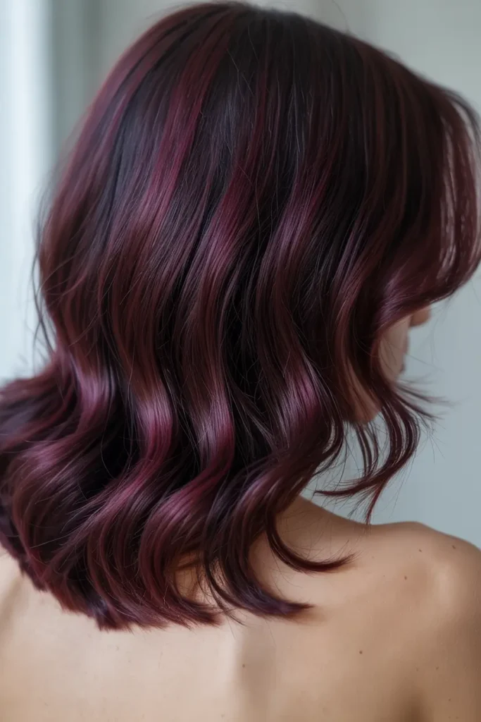18. Dark Burgundy Unicorn Hair