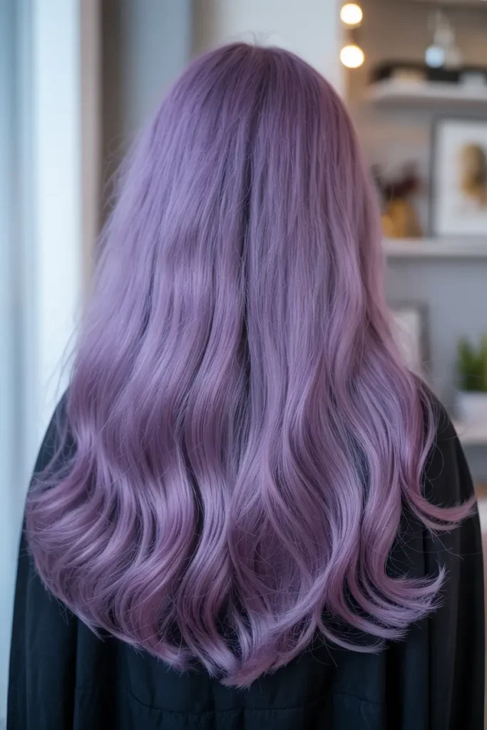 18. Dreamy Lilac Purple Hair