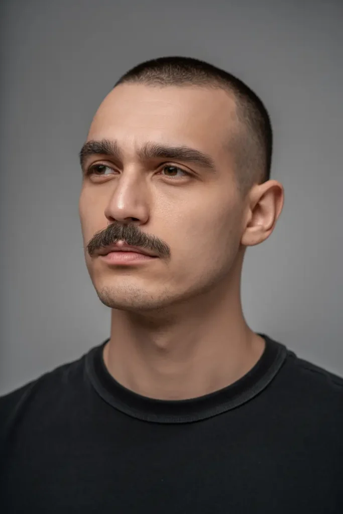 18. Natural Mustache
