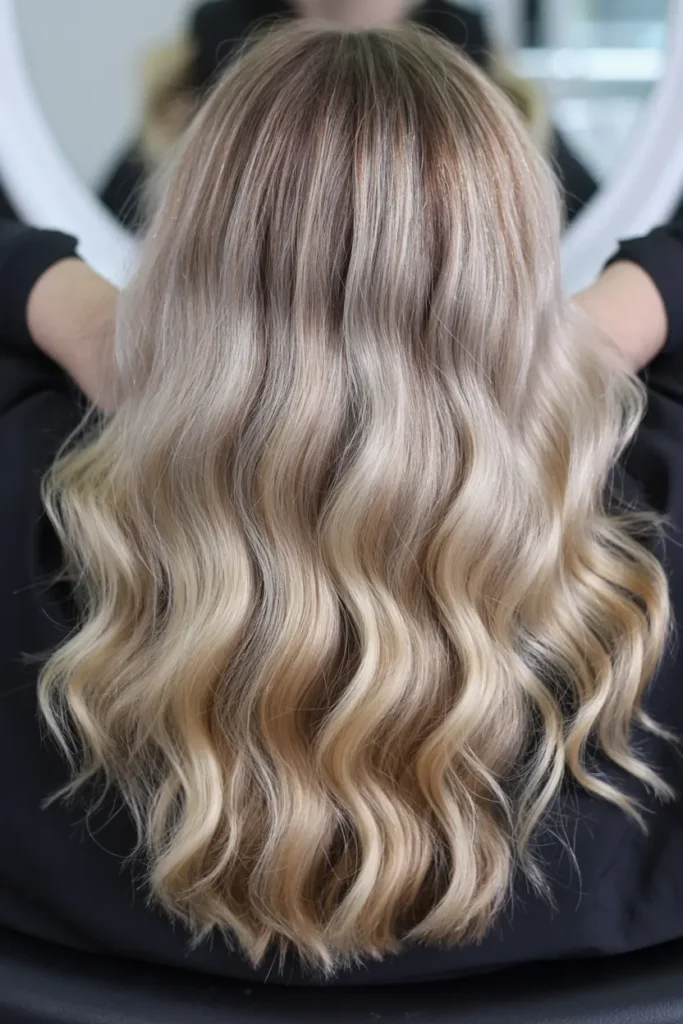 19. Dark Blonde with Wheat Accents