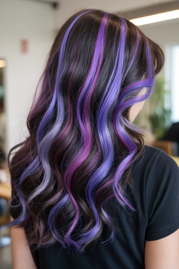 19. Purple Ribbon Highlights