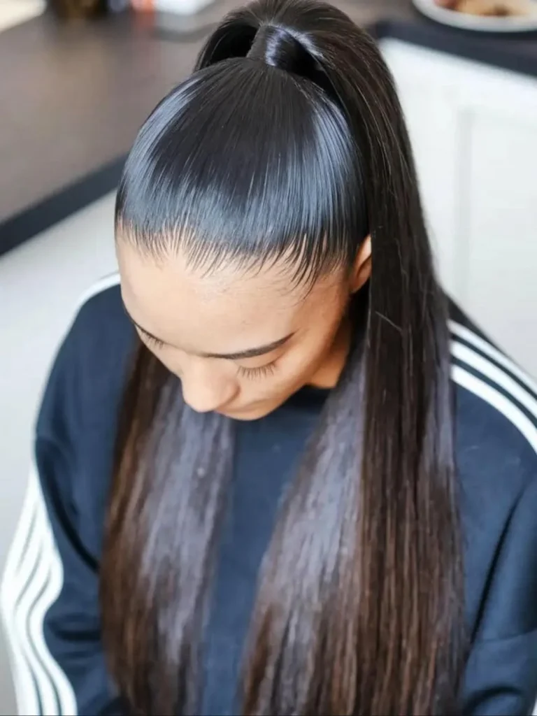 Sleek High Ponytail