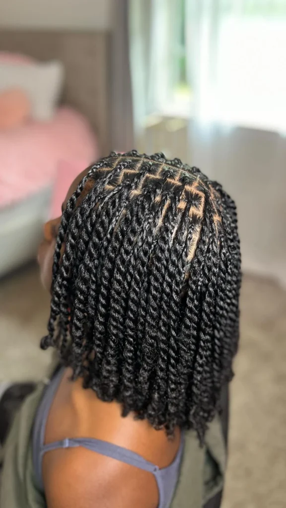 Defined Twist-Out Style