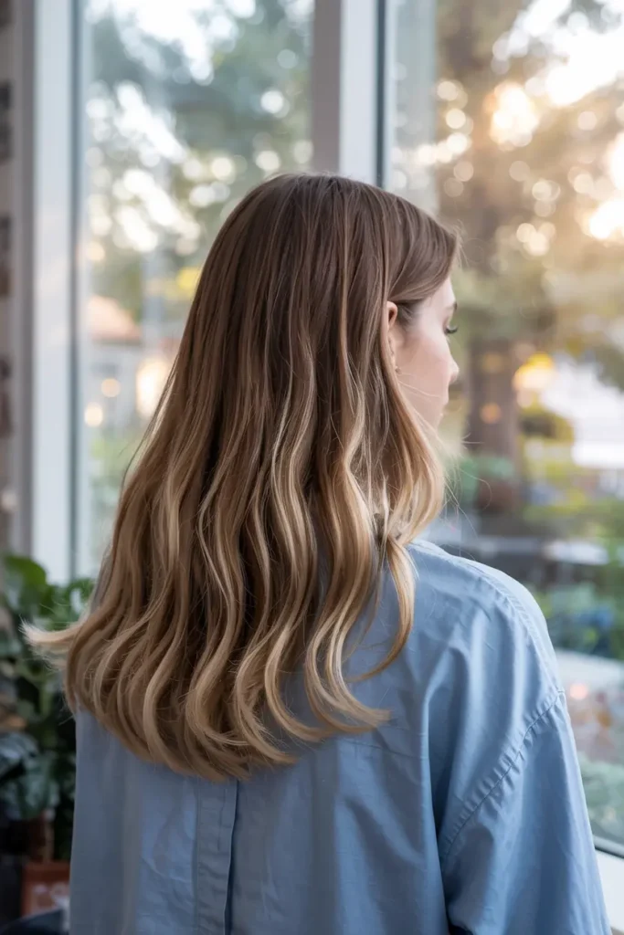 2. Ash Blonde Balayage