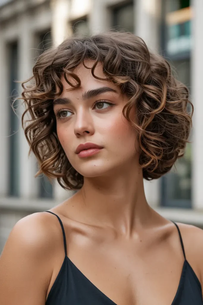 30 Best Curly Haircuts for Every Style and Length 2 2. Curly Bob Cut