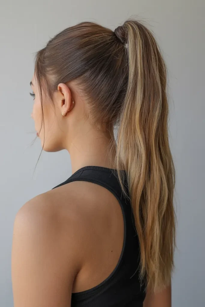 30 Trendy Hairstyles for Summer to Beat the Heat in Style 2 2. High Ponytail