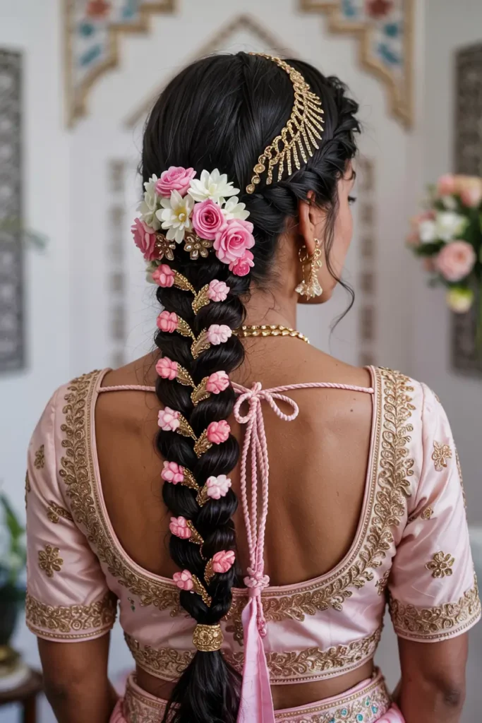 2. Indian Bridal Braid