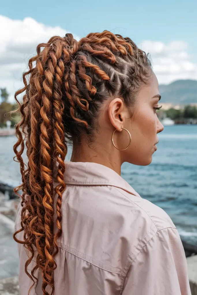 2. Island Twists High Ponytail