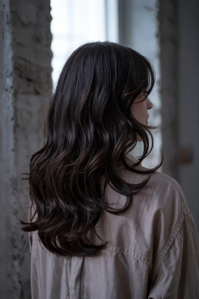 2. Long Layered Wave Wig