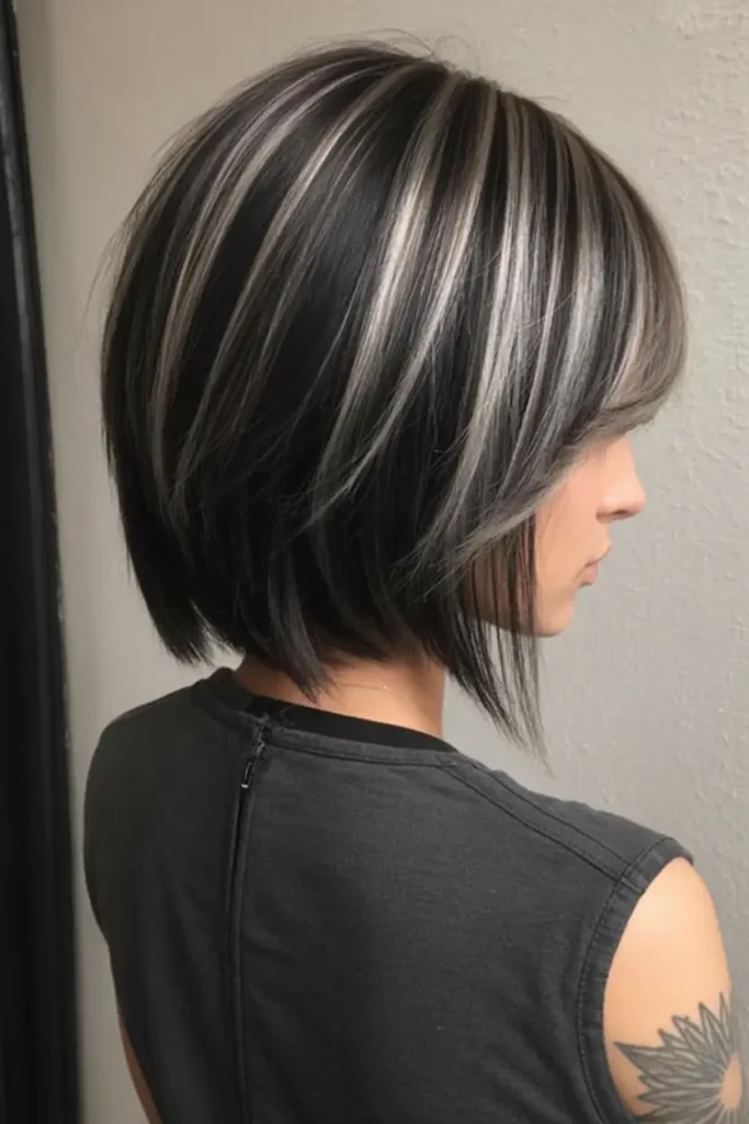 2. Platinum Blonde Streaks