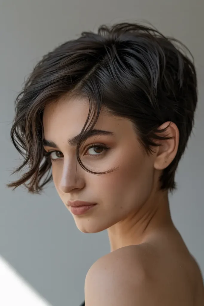 30 Layered Haircuts for More Volume and Style 2 2. Short Layered Pixie Cut