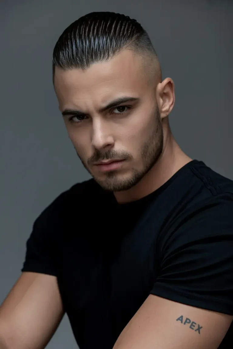 20 Short hair with beard for curly haircuts 8 20 Short hair with beard for curly haircuts