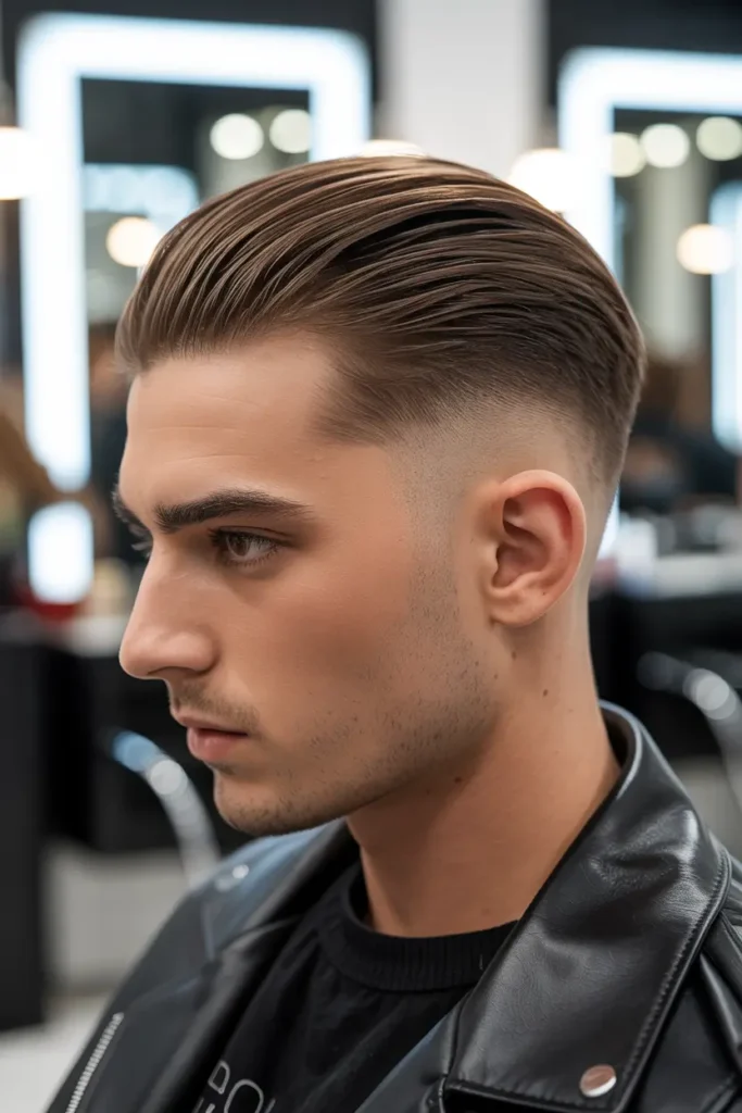 2. Slicked Back Undercut