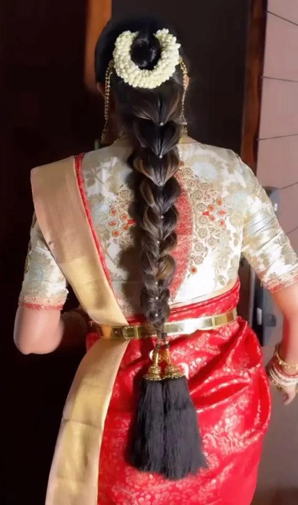 Traditional Kunjalam Braid