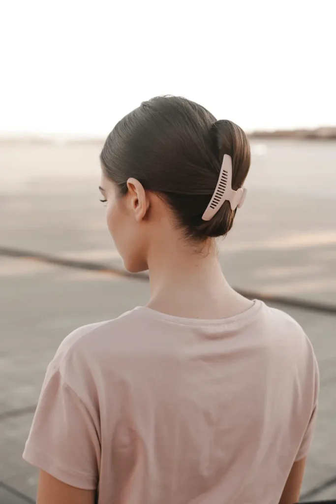 30 Trendy Hairstyles for Summer to Beat the Heat in Style 20 20. Claw Clip Updo