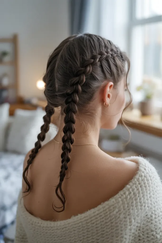 30 Easy Hairstyle Style Hacks for Every Hair Type 20 20. French Braid Wet Hair for Overnight Texture