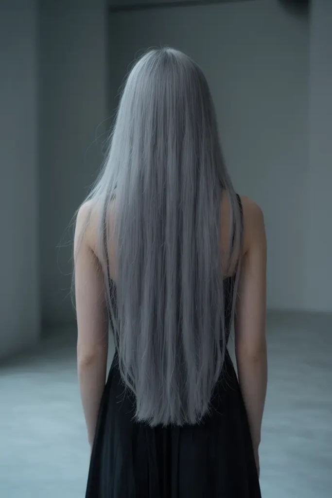 Silver Hair Color Inspiration – Bold, Bright & Beautiful Shades 20 20. Matte Silver Finish