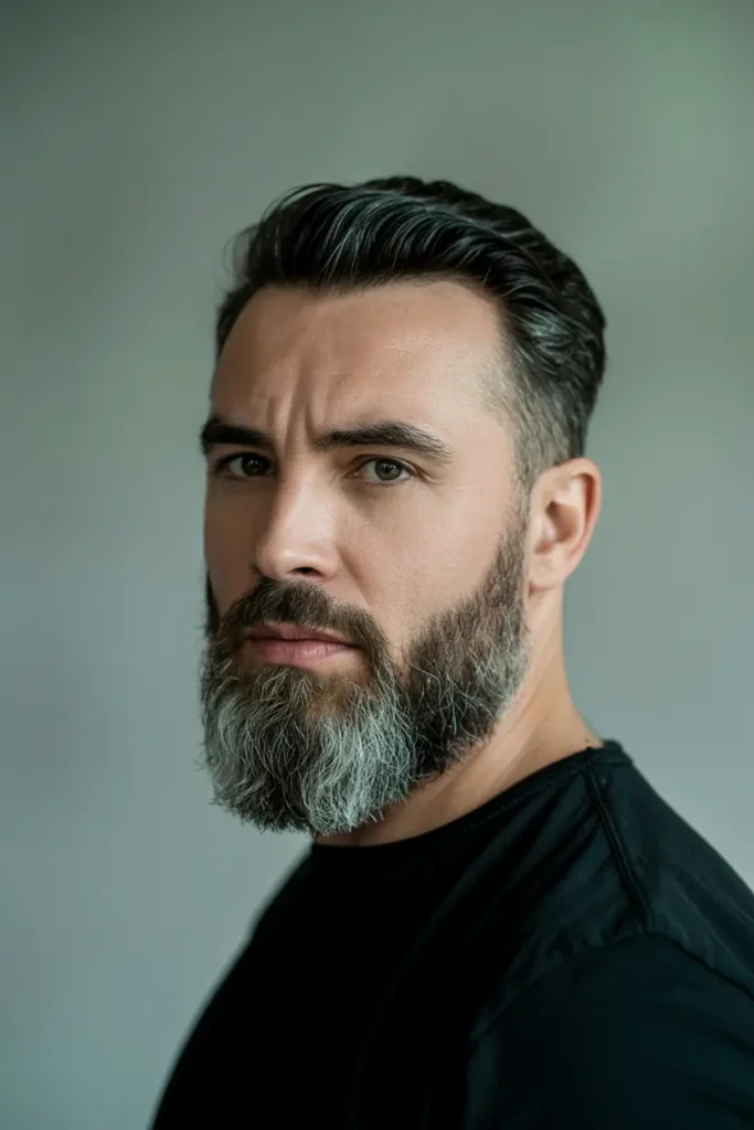 20. Minimalist Crop with Bandholz Beard