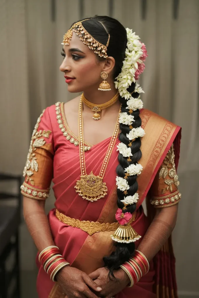 20. Traditional Kunjalam Braid