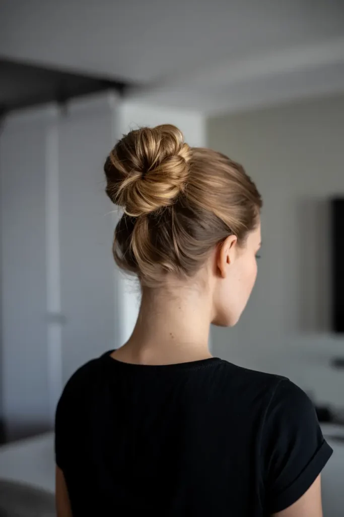20. Twisted Messy Bun