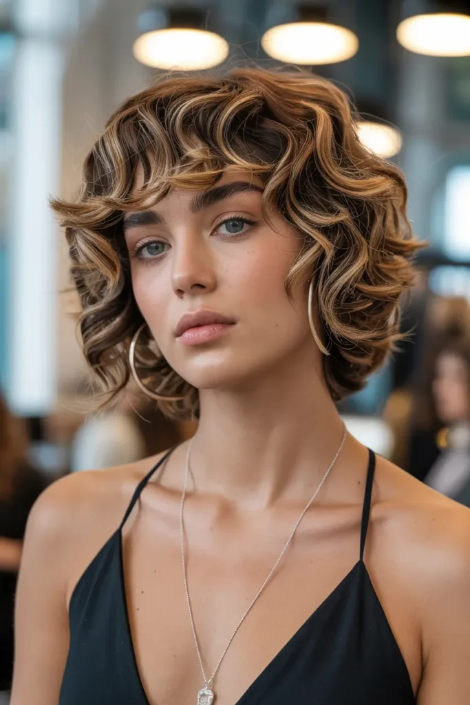 30 Feathered Bob Hairstyles That Are Totally Trending 21 21. Curled Feathered Bob