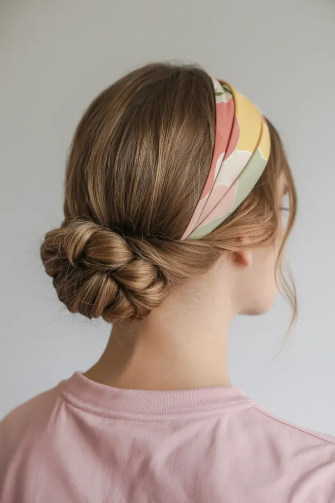 30 Trendy Hairstyles for Summer to Beat the Heat in Style 22 22. Headband Updo