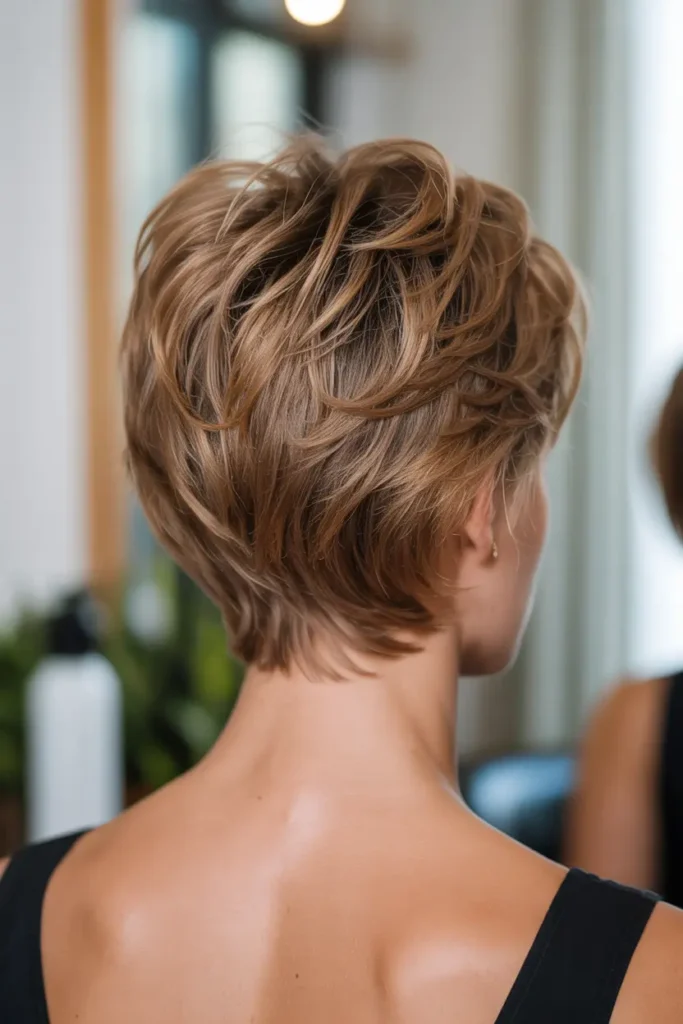 30 Layered Haircuts for More Volume and Style 22 22. Short Textured Layers