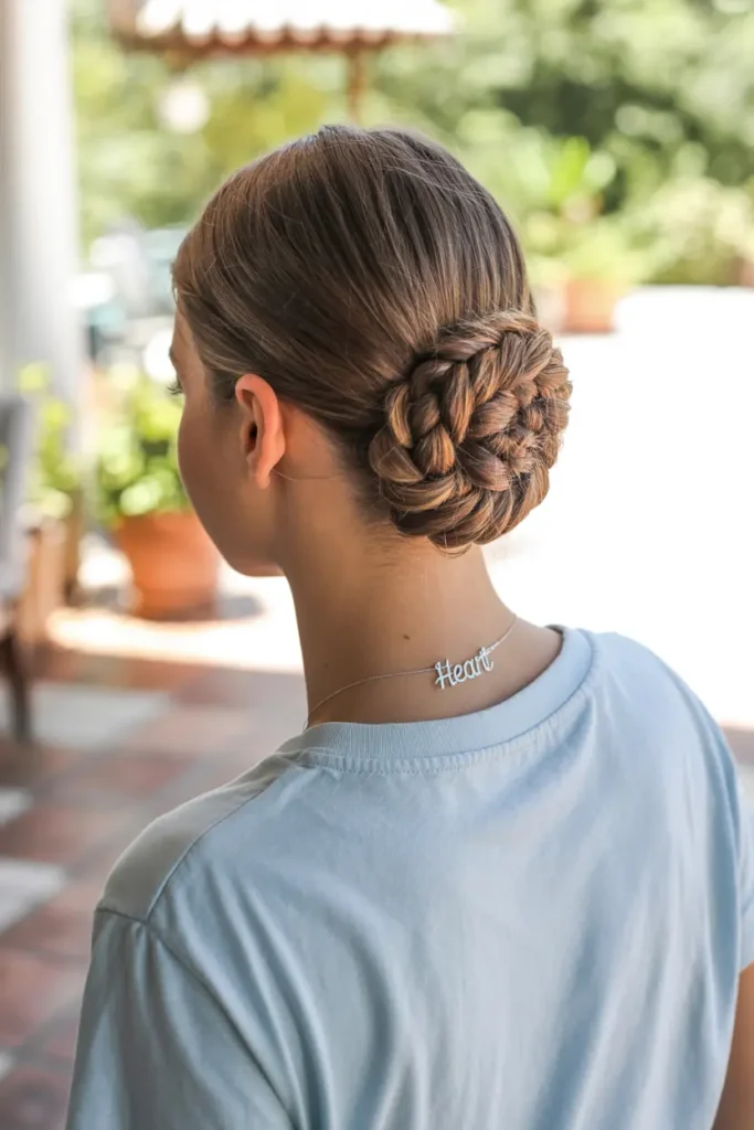 30 Trendy Hairstyles for Summer to Beat the Heat in Style 25 25.Rolled Updo