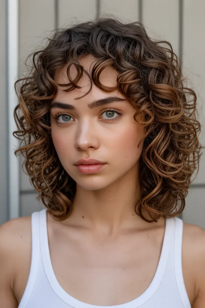 30 Best Curly Haircuts for Every Style and Length 26 26. Triangle Cut for Defined Curls