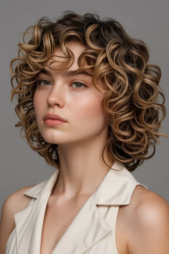 30 Best Curly Haircuts for Every Style and Length 28 28. Layered Curls with Rounded Shape