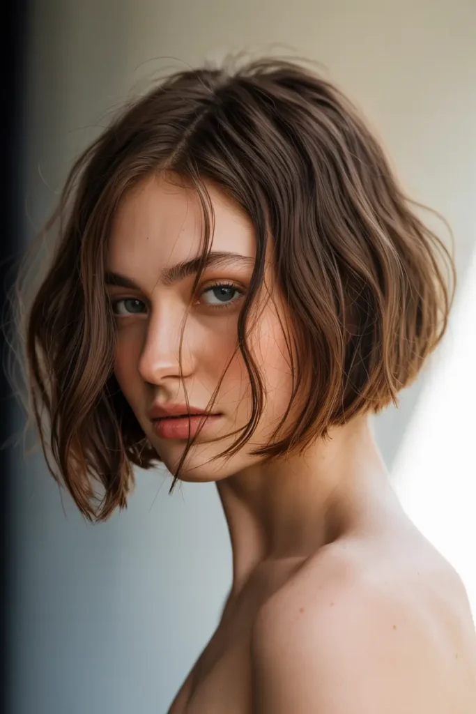 30 Feathered Bob Hairstyles That Are Totally Trending 28 28. Razor Cut Feathered Bob