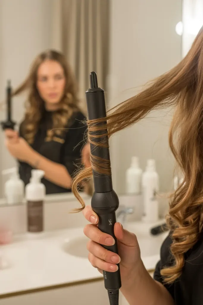30 Easy Hairstyle Style Hacks for Every Hair Type 28 28. Use Curling Iron Vertically for Softer Curls