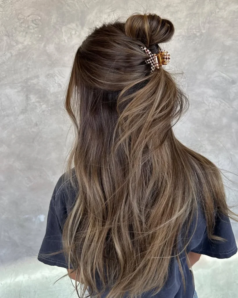 Half-Up Claw Clip