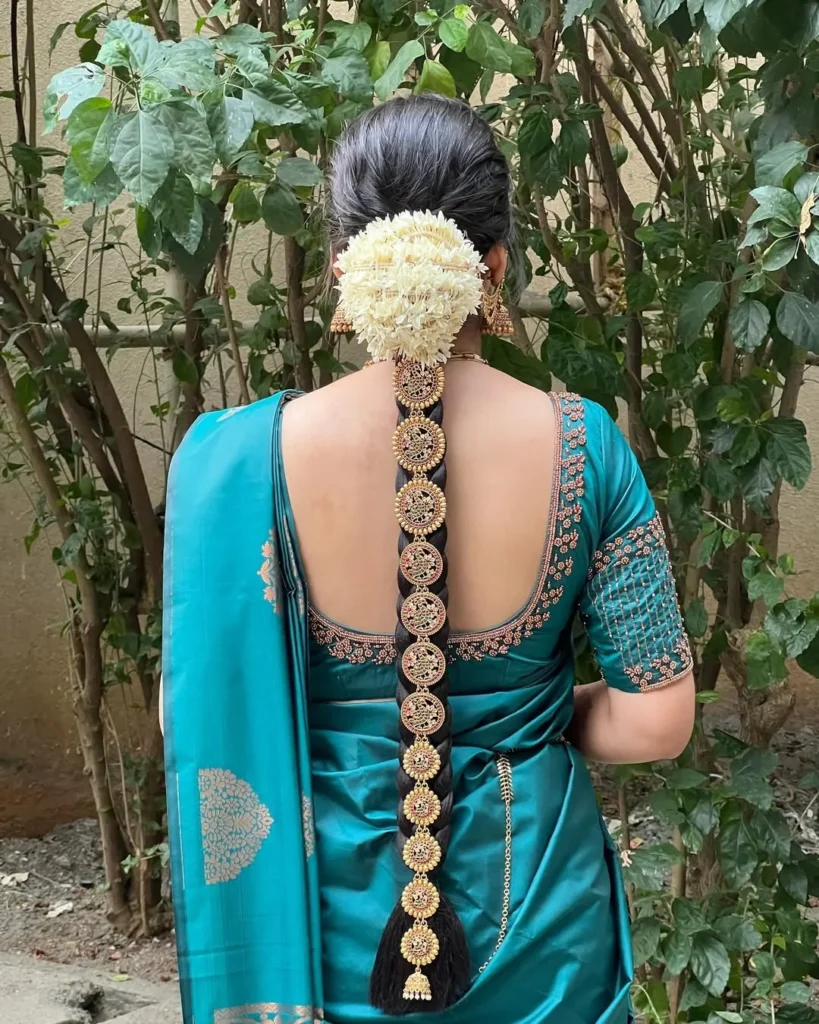 Intricate South Indian Braid